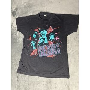 Heart Band T Shirt Vintage 1985 Screen Stars‎ Size L See Pictures For Sizing